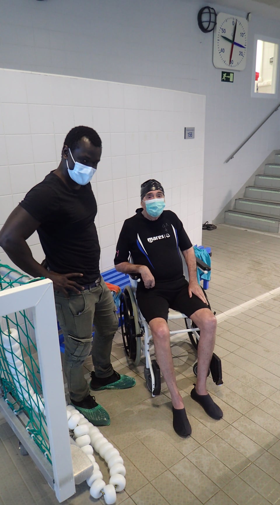 Se retoman las sesiones de buceo adaptado